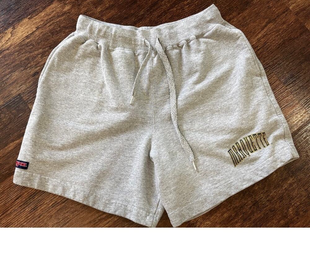 JanSport Vintage Heather Grey Marquette University Sweat Shorts - Size Large